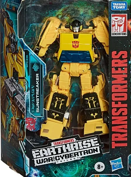 TRANSFORMERS GENERATIONS WAR FOR CYBERTRON: EARTHRISE DELUXE CLASS ACTION FIGURE SUNSTREAKER 14 CM